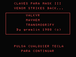 mask iii - venom strikes back